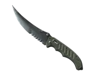 StatTrak™ Flip Knife ★ | Damascus Steel (Testado no Terreno) skin