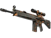 StatTrak™ G3SG1 | Pomarańczowa kraksa (po ciężkich walkach) skin