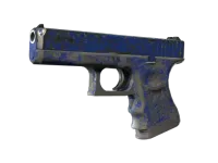 StatTrak™ Glock-18 | Blue Fissure (Battle-Scarred)