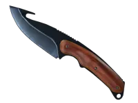 StatTrak™ Nóż z hakiem (★) | Niebieska stal (mocne zużycie) skin
