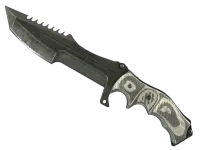 StatTrak™ 猎杀者匕首（★） | 黑色层压板 (战痕累累) skin