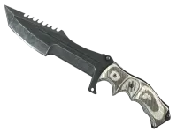 StatTrak™ Faca Huntsman ★ | Black Laminate (Original de Fábrica) skin