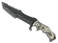 StatTrak™ 猎杀者匕首（★） | 黑色层压板 (破损不堪) skin