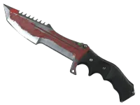 ★ StatTrak™ Huntsman Knife | Crimson Web (Battle-Scarred) skin