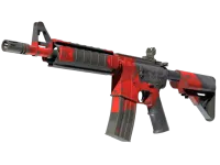 StatTrak™ M4A4 | Evil Daimyo (Well-Worn) skin