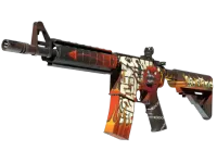 StatTrak™ M4A4 | Hellfire (Minimal Wear)