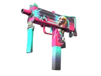 StatTrak™ MAC-10 | Neon Rider (Minimal Wear)