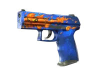 StatTrak™ P2000 | Fire Elemental (Minimal Wear)