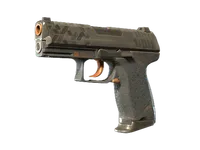 StatTrak™ P2000 | Sure Grip (Battle-Scarred)
