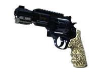 StatTrak™ Revólver R8 | Cañón llama (Algo desgastado) skin