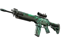 StatTrak™ SG 553 | Dragon Tech (Välanvänd) skin