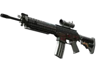 StatTrak™ SG 553 | Metal pesado (Deplorable) skin