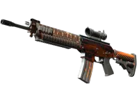 StatTrak™ SG 553 | Ćma tygrysia (po ciężkich walkach) skin