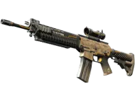 StatTrak™ SG 553 | 三巨头 (破损不堪) skin