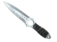 ★ StatTrak™ Skeleton-kniv | Damascus Steel (Minimalt slitage) skin