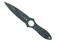 StatTrak™ Nóż szkieletowy (★) | Nocne pręgi (po ciężkich walkach) skin