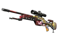 StatTrak™ SSG 08 | Bloodshot (Com Muito Uso) skin