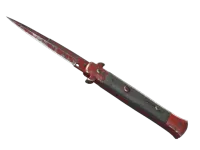 ★ StatTrak™ Stiletto Knife | Crimson Web (Battle-Scarred)