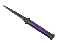 ★ StatTrak™ Stiletto Knife | Ultraviolet (Minimal Wear)