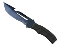 StatTrak™ Cuchillo de supervivencia ★ | Azul metalizado (Deplorable) skin