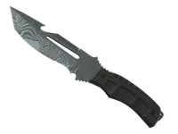 Nóż survivalowy (★ StatTrak™) | Stal damasceńska (po ciężkich walkach) skin
