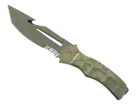 ★ StatTrak™ Survival Knife | Safari Mesh (Well-Worn) skin