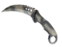 StatTrak™ Cuchillo talón ★ | Chamuscado (Algo desgastado) skin
