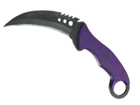 ★ StatTrak™ Talon Knife | Ultraviolet (Well-Worn)