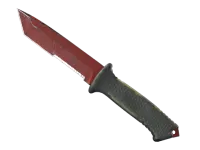 StatTrak™ 熊刀（★） | 深红之网 (战痕累累) skin