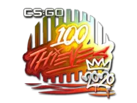 Sticker | 100 Thieves (Foil) | 2020 RMR skin