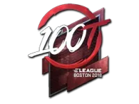 Sticker | 100 Thieves (Foil) | Boston 2018