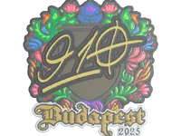 Sticker | 910 (Embroidered) | Budapest 2025 skin