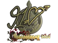 Sticker | 910 (Gold) | Shanghai 2024 skin