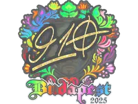 Sticker | 910 (Holo) | Budapest 2025