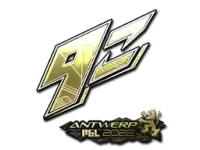 Klistermärke | 9z Team (Guld) | Antwerp 2022 skin