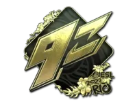 Naklejka | 9z Team (złota) | Rio 2022 skin