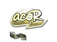 Sticker | acoR (Gold) | Paris 2023 skin