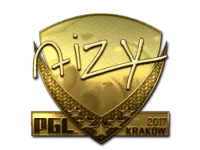 Pegatina | aizy (dorada) | Cracovia 2017 skin