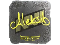 Sticker | Aleksib (Foil) | Austin 2025 skin