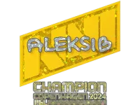 Sticker | Aleksib (Glitter, Champion) | Copenhagen 2024