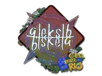 Aufkleber | Aleksib (Glitzer) | Rio 2022 skin