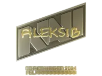 Naklejka | Aleksib (złota) | Kopenhaga 2024 skin