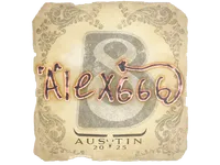 Sticker | alex666 | Austin 2025