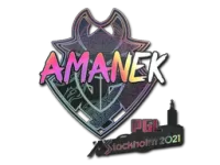 Naklejka | AMANEK (hologramowa) | Sztokholm 2021 skin