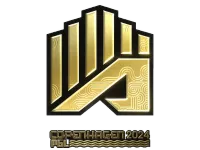Naklejka | AMKAL ESPORTS (złota) | Kopenhaga 2024 skin