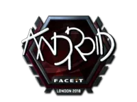 Sticker | ANDROID (Foil) | London 2018 skin