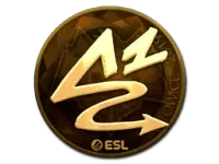 Sticker | ANGE1 (Gold) | Katowice 2019 skin