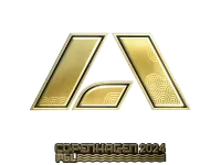 Наклейка | Apeks (золотая) | Копенгаген-2024 skin