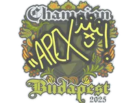 Sticker | apEX (Champion) | Budapest 2025