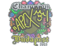 Sticker | apEX (Embroidered, Champion) | Budapest 2025